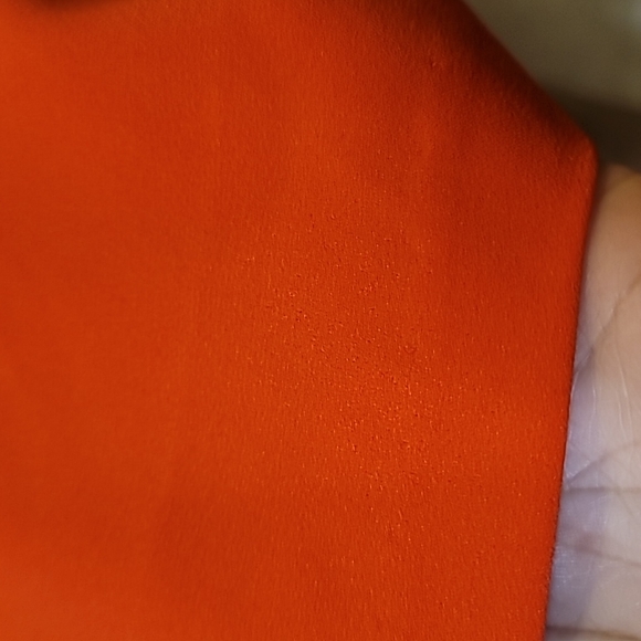 Maison Jules Rusty/ Fire Orange Mini Dress with Ribbon Accent - Picture 10 of 10